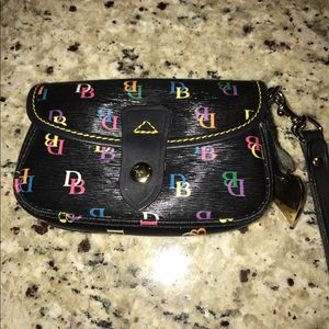 Adorable Black DB Wristlet